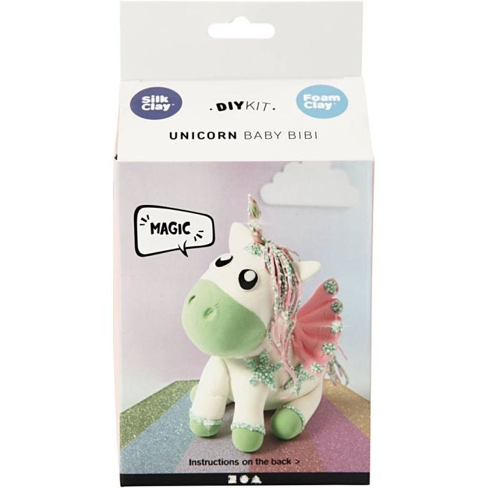 Funny Friend, Unicornio, verde, 1 paquete