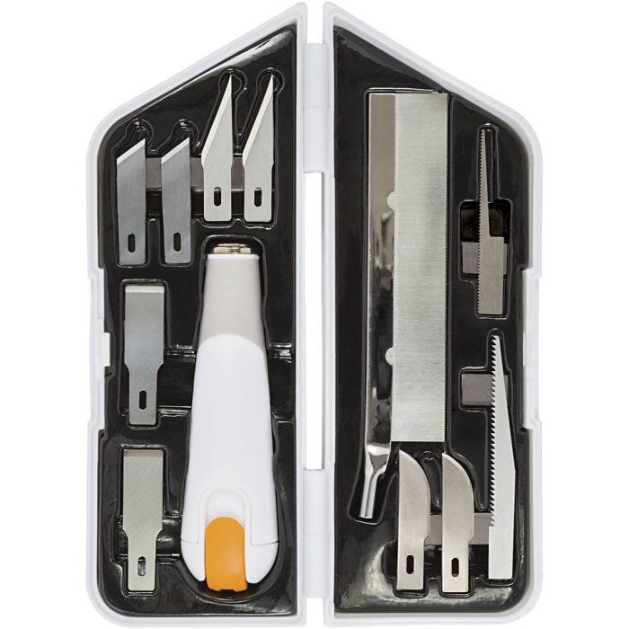 Set de cortar y vaciar, L. 15 cm, A: 3 cm, 1 set