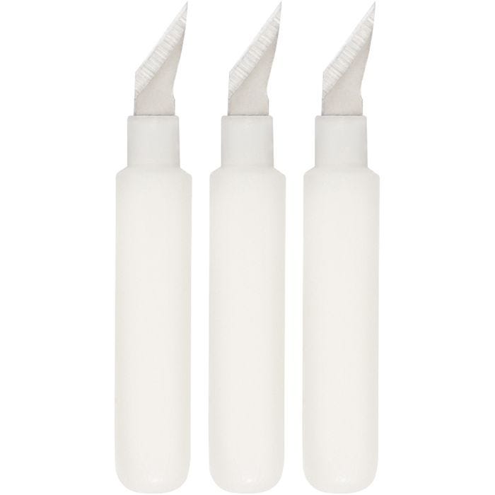 Cuchillas de recambio Fiskars, L. 5 mm, A: 3 mm, 3 ud/ 1 paquete