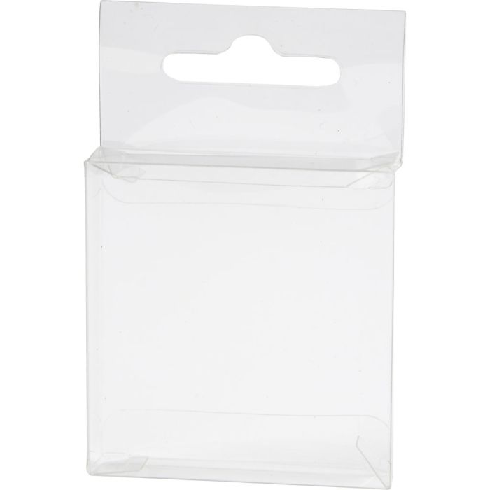 Caja de plástico, medidas 51x54x10 mm, 100 ud/ 1 paquete