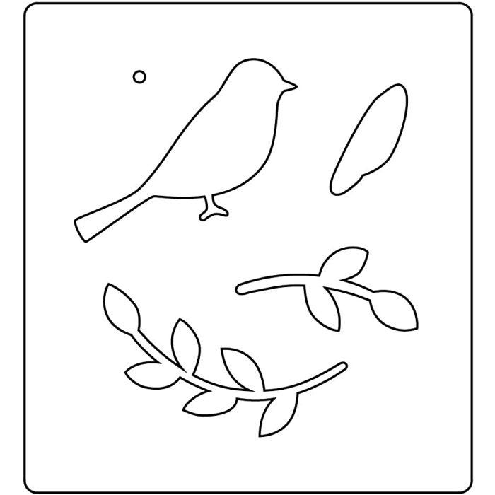 Troquel de formas, Pájaro, medidas 14x15,25 cm, grosor 15 mm, 1 ud