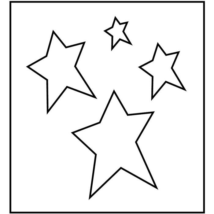 Troquel de formas, Estrellas, medidas 14x15,25 cm, grosor 15 mm, 1 ud