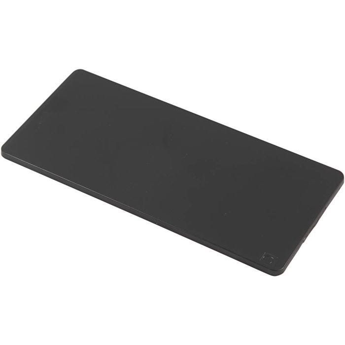 Alfombrilla de corte, medidas 16,5x7,5 cm, grosor 4 mm, 1 ud