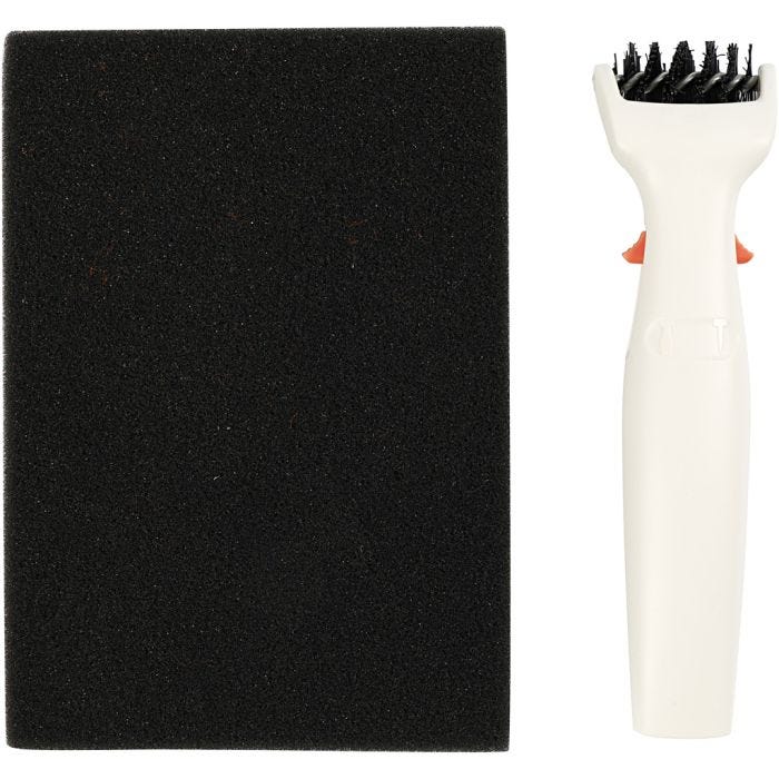 Cepillo y Espuma para cortadores, medidas 4x15,5 cm, 1 ud