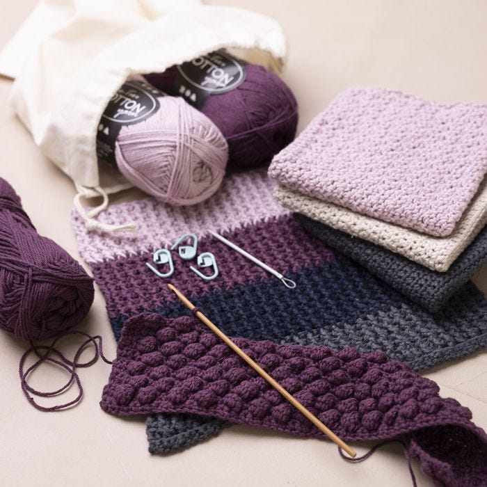 Kit de manualidades para principiantes: Aprender a hacer croché