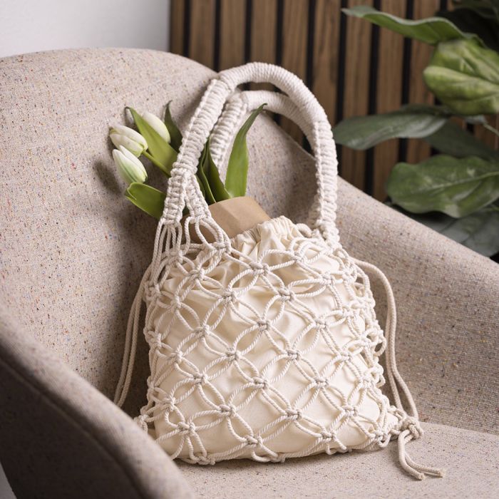 Bolso de macramé