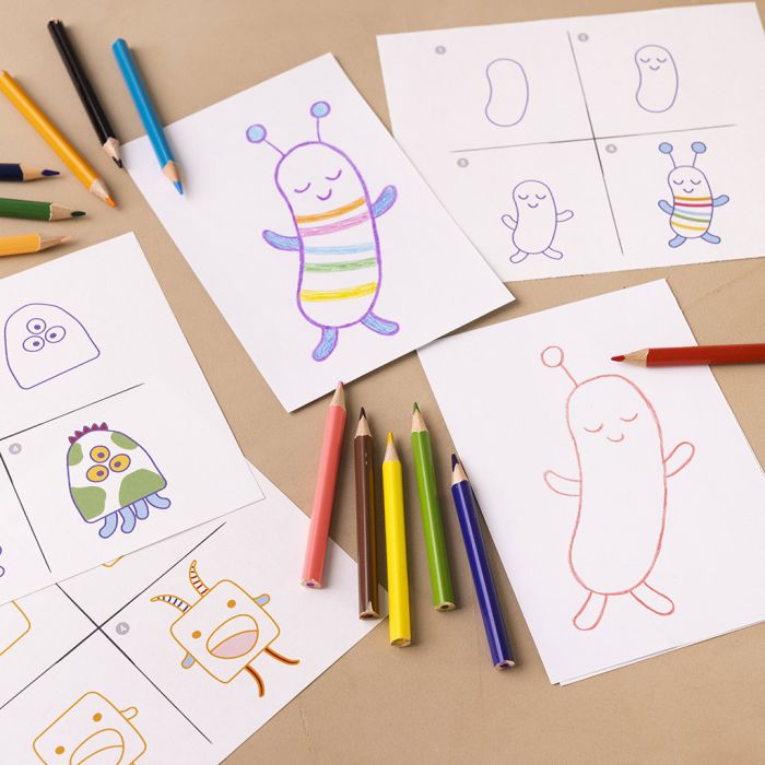 Aprende a dibujar monstruos