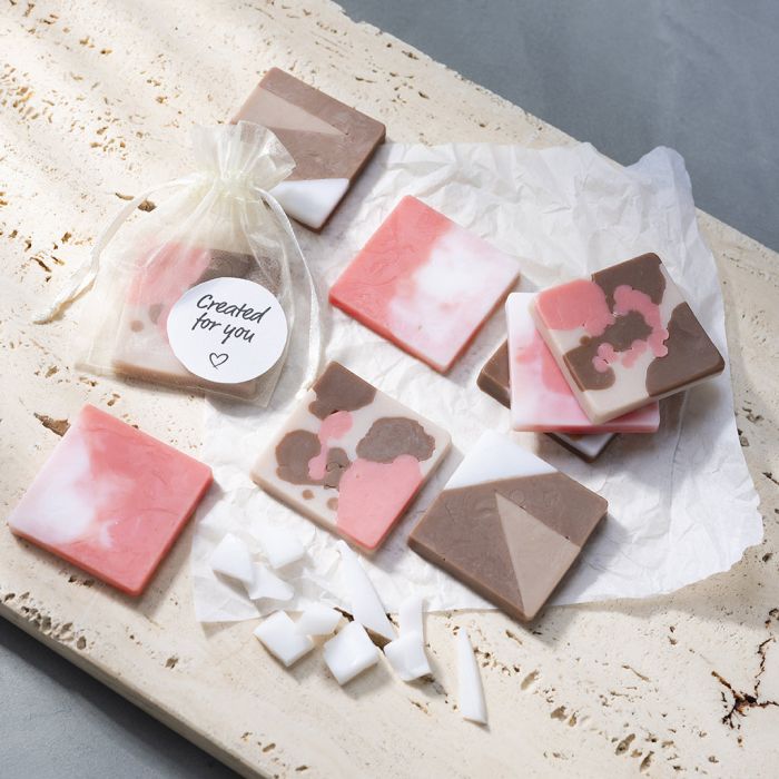 Jabón con estampado multicolor