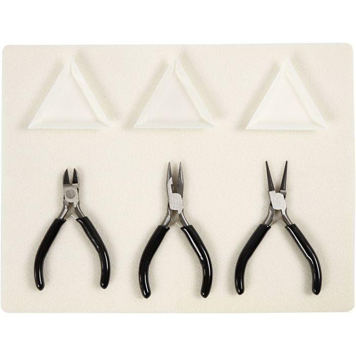 Kit de Herramientas de Joyería, L. 10+11+12 cm, 1 set