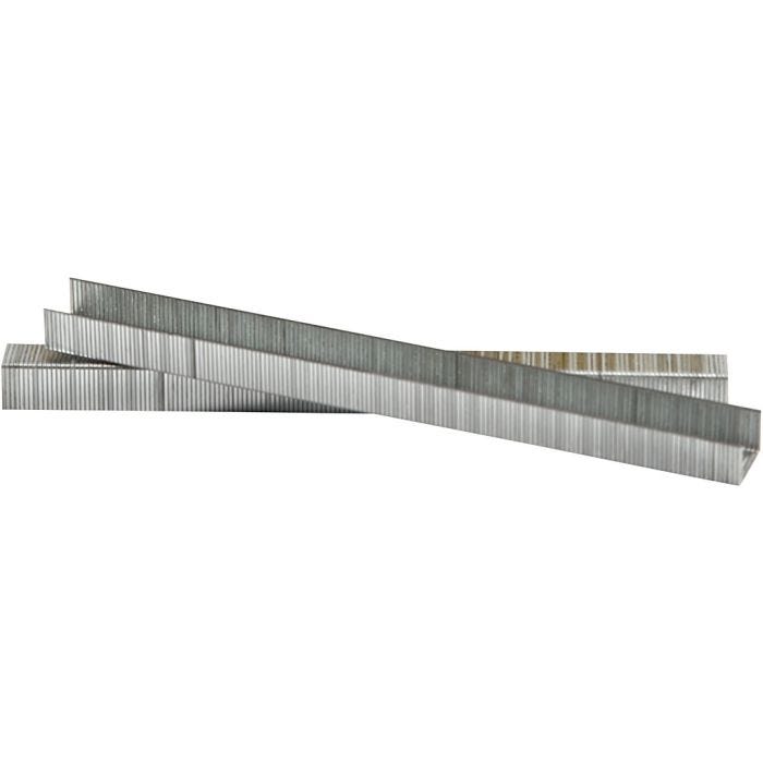 Grapas, A: 8 mm, A: 10,5 mm, grosor 0,7 mm, gris, 1000 ud/ 1 paquete