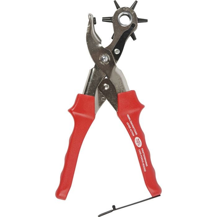 Alicate rotatorio para hacer agujeros, dia 2-4,5 mm, 1 ud