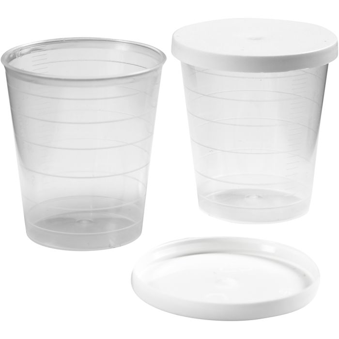 Potes con tapa, 30 ml, 75 ud/ 1 paquete