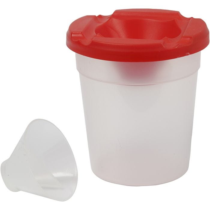 Bote anti derrame, A: 8,5 cm, dia 8 cm, 250 ml, 1 ud