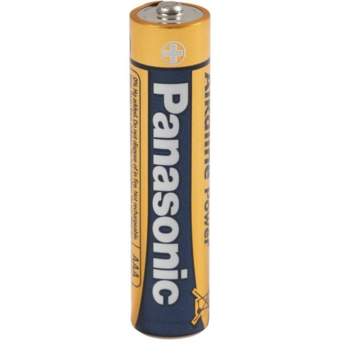Pilas Alcalinas, AAA, medida AAA, 10 ud/ 1 paquete