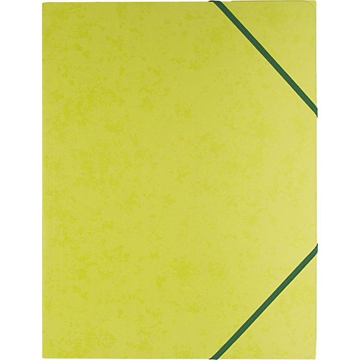 Carpeta de gomas, A4, medidas 22,9×32,4 cm, verde, 1 ud