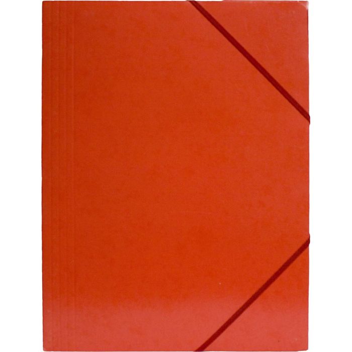 Carpeta de gomas, A4, medidas 22,9×32,4 cm, rojo, 1 ud