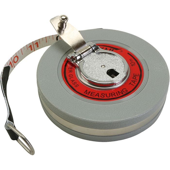 Cinta métrica Freemans, L. 10 M, 1 paquete