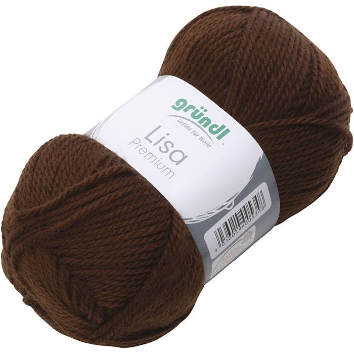 marrón, 50 gr/ 1 bola