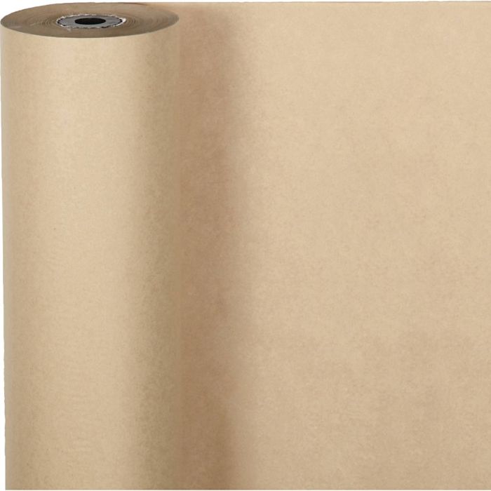 Papel de regalo, A: 50 cm, 70 gr, natural, 100 m/ 1 rollo