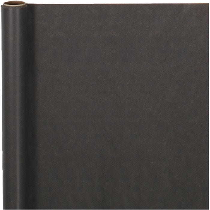 Papel de regalo, A: 50 cm, 60 gr, negro, 5 m/ 1 rollo