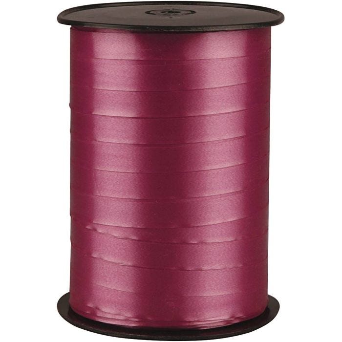 Cinta de plástico, A: 10 mm, glossy, ruby, 250 m/ 1 rollo