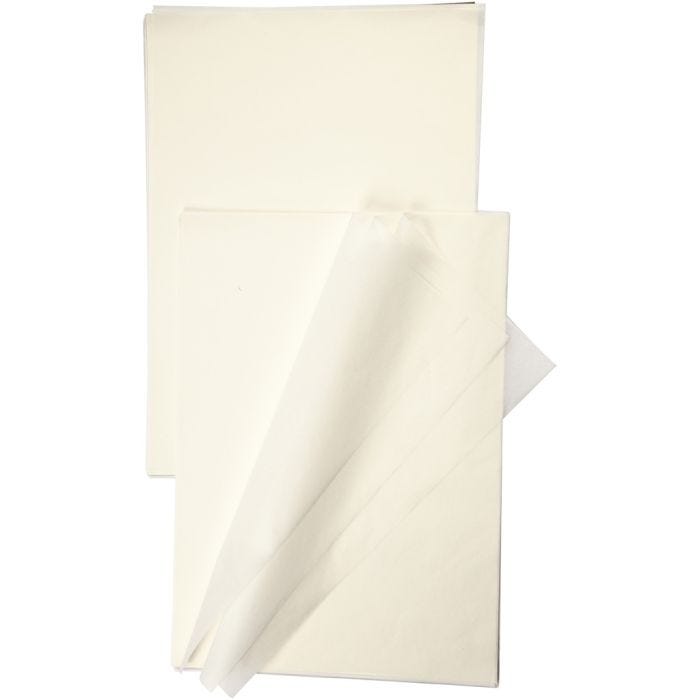 Papel Japonés de Imitación, A3, grosor 14g/m2, blanco, 100 hoja/ 1 paquete