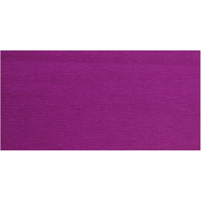 Papel Crepé, hoja 50x250 cm, violeta, 10 pliegues/ 1 paquete