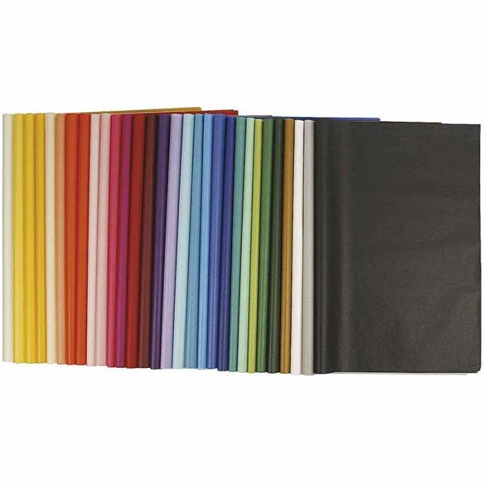 Papel de Seda, hoja 50x70 cm, 17 gr, 300 hoja/ 1 paquete
