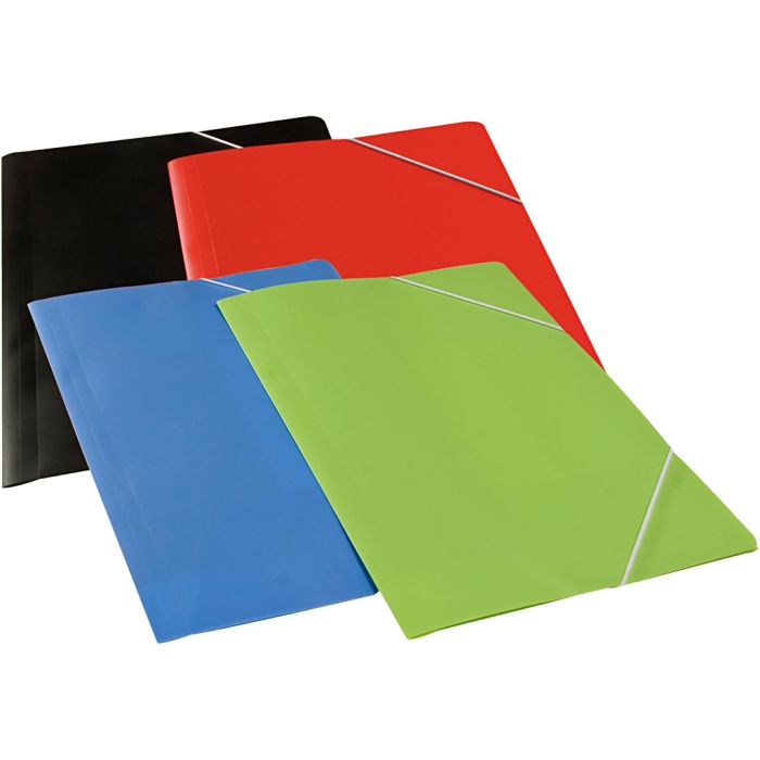 A4, negro, azul, verde, rojo, 4x10 ud, 40 ud/ 1 paquete