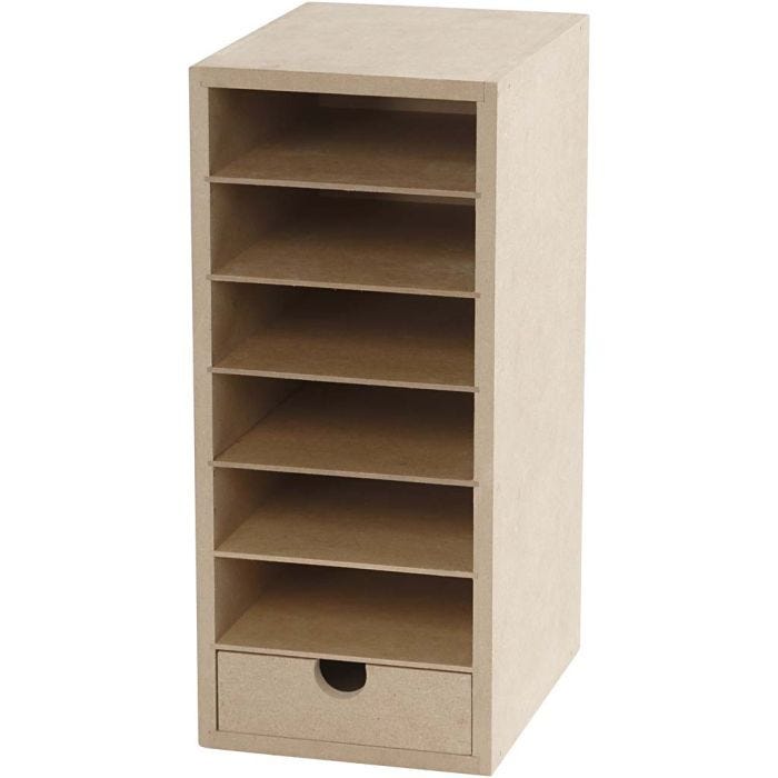 Almacenaje para papel, A: 31,5 cm, P: 18 cm, A: 14 cm, A6, 1 ud