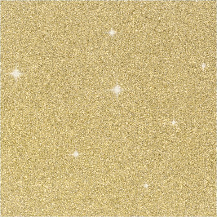 Glitter Film , A: 35 cm, grosor 110 my, dorado, 2 m/ 1 rollo
