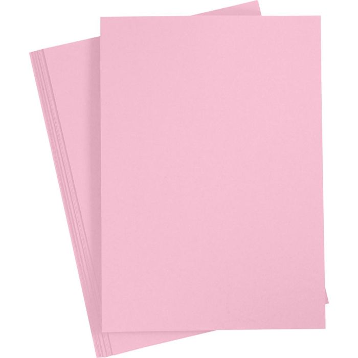 Papel de la cartulina, A3, 180 gr, rosa claro, 25 hoja/ 1 paquete