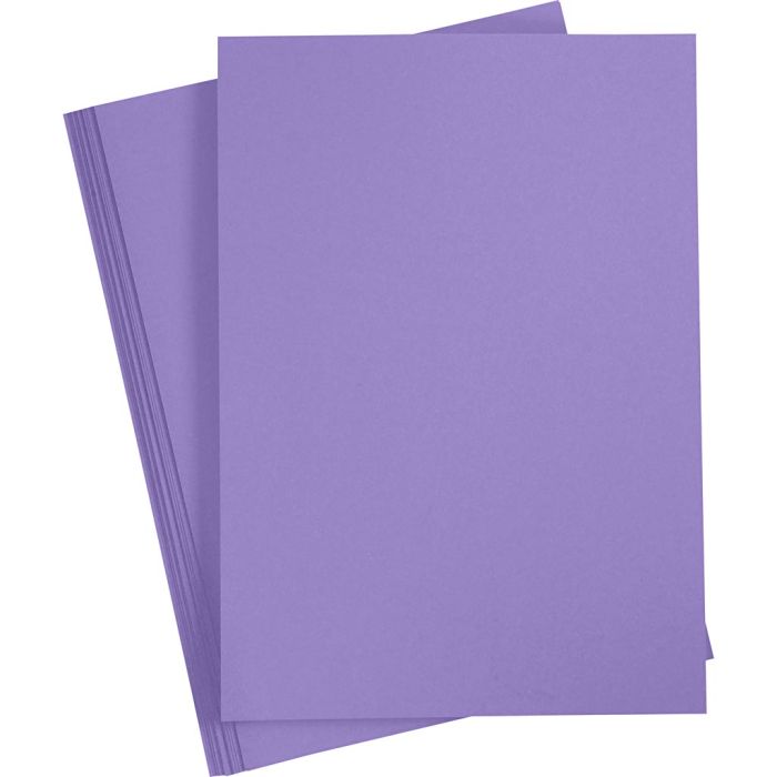 Papel de la cartulina, A3, 180 gr, morado, 25 hoja/ 1 paquete