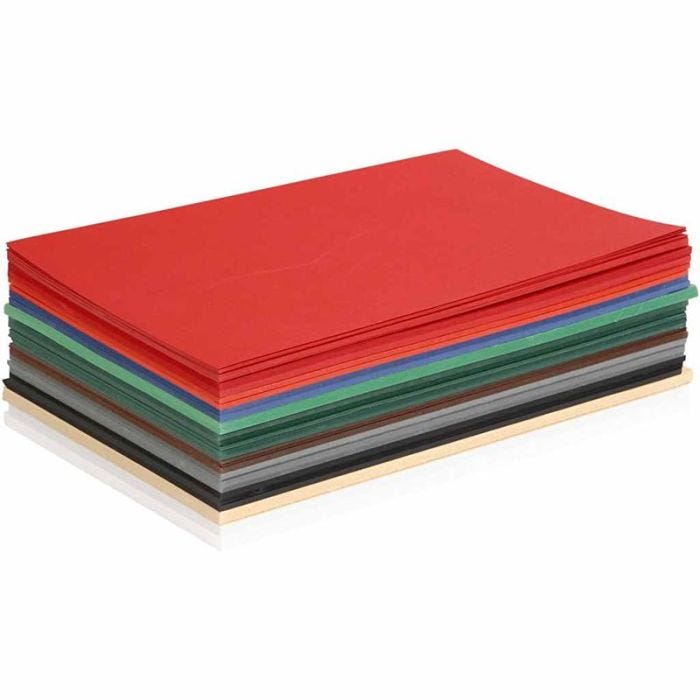 Cartulinas Navideñas, A5, hoja 148x210 mm, 180 gr, surtido de colores, 300 hojas stdas/ 1 paquete