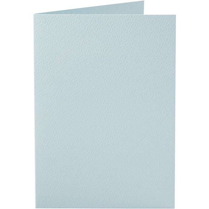 Tarjetas, medida tarjeta 10,5x15 cm, 220 gr, azul claro, 10 ud/ 1 paquete