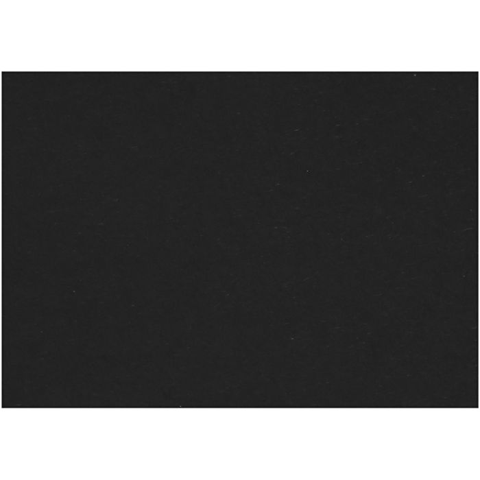 Cartulina de color, A4, hoja 210x297 mm, 200 gr, negro, 100 hoja/ 1 paquete