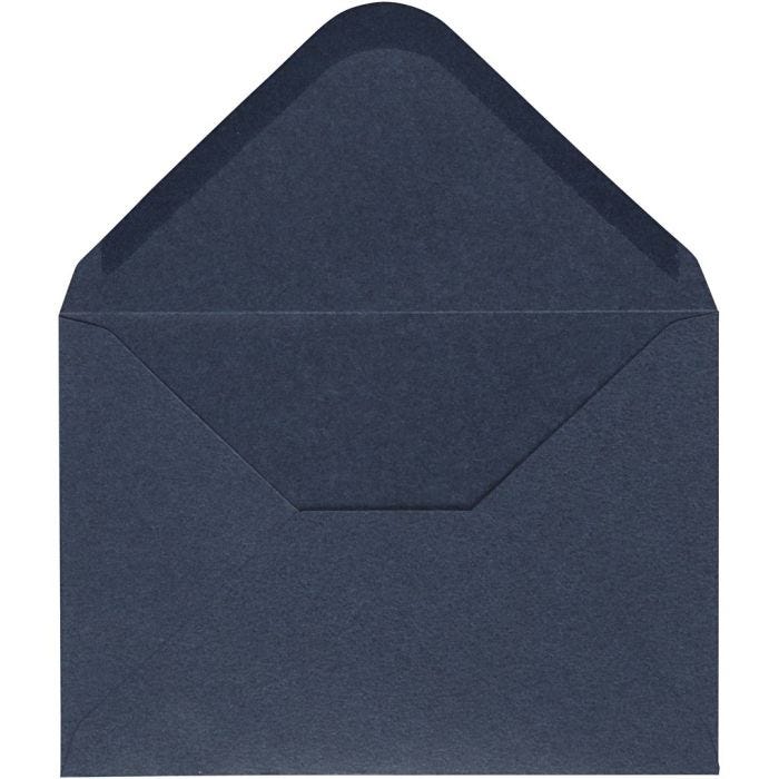Sobre, medida sobre 11,5x16 cm, 110 gr, azul, 10ud/ 1 paquete