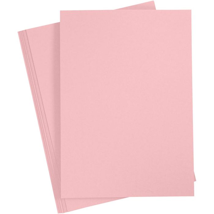Papel, A4, hoja 210x297 mm, 80 gr, rojo claro, 20 ud/ 1 paquete