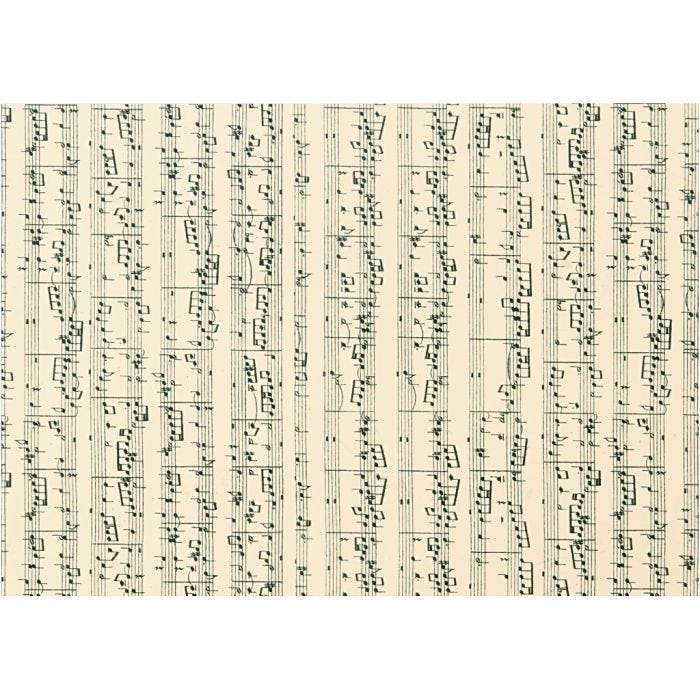 Cartulina, notas musicales, A4, hoja 210x297 mm, 180 gr, 10 hoja/ 1 paquete