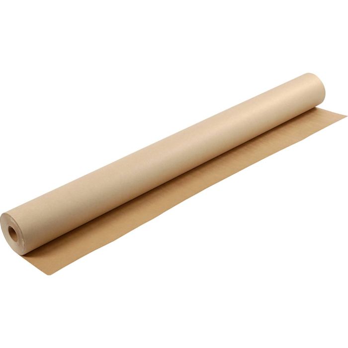 Papel Kraft, A: 150 cm, 200 gr, marrón, 50 m/ 1 rollo
