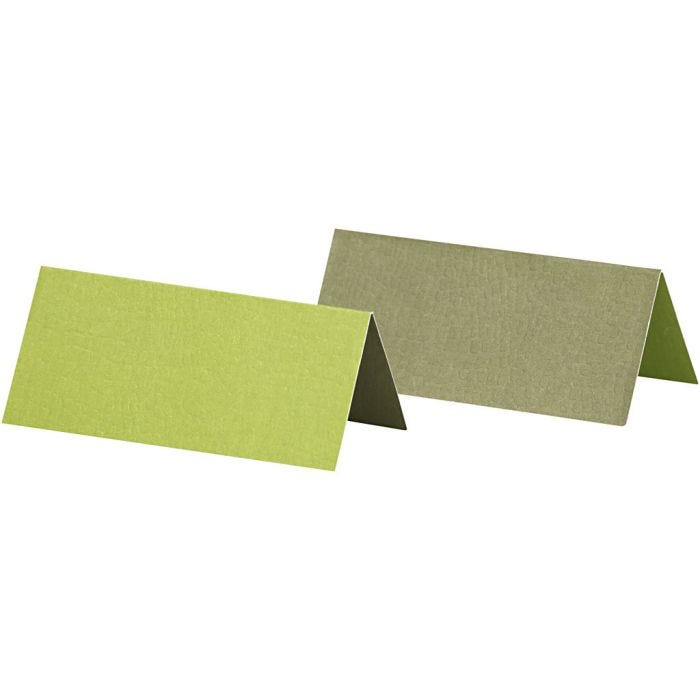 Meseros, medidas 9x4 cm, verde, 25 ud/ 1 paquete