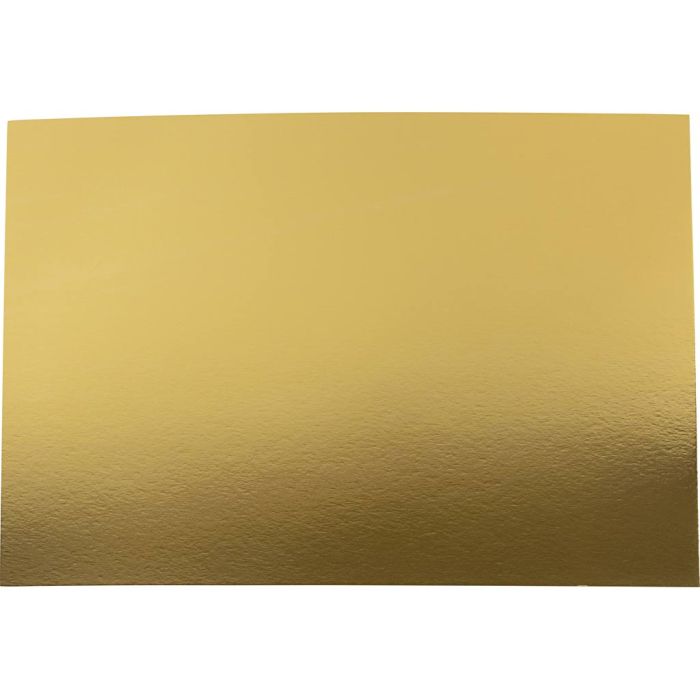 Cartulina metalizada, A2, hoja 420x594 mm, 280 gr, dorado, 10 hoja/ 1 paquete