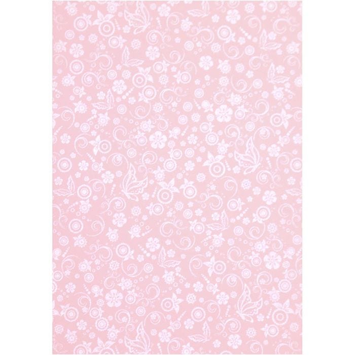 Papel , A4, hoja 210x297 mm, 80 gr, rojo claro, 20 hoja/ 1 paquete