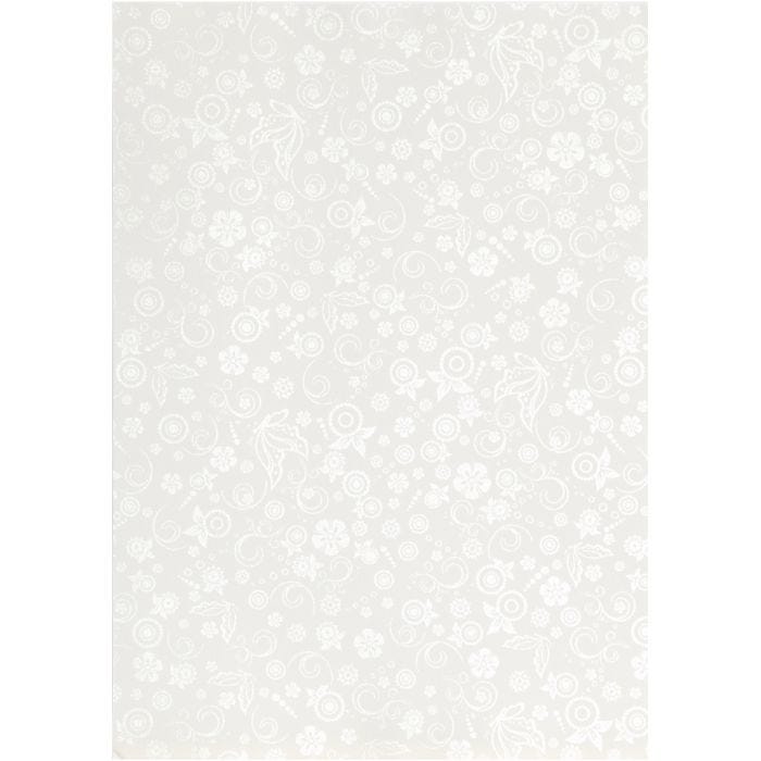 Papel , A4, hoja 210x297 mm, 80 gr, blanquecino, 20 hoja/ 1 paquete