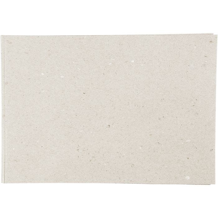Papel Kraft, A4, hoja 210x297 mm, 135 gr, gris marrón, 20 hoja/ 1 paquete