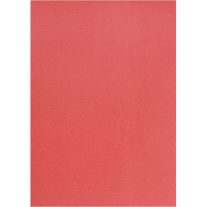 Papel de Terciopelo, A4, hoja 210x297 mm, 100 gr, rojo, 10 hoja/ 1 paquete