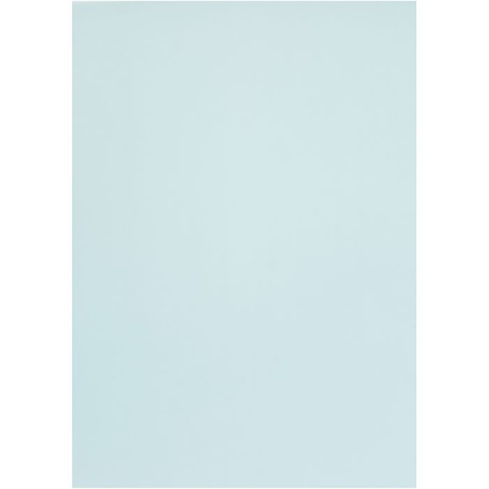 Papel de Terciopelo, A4, hoja 210x297 mm, 100 gr, azul claro, 10 hoja/ 1 paquete