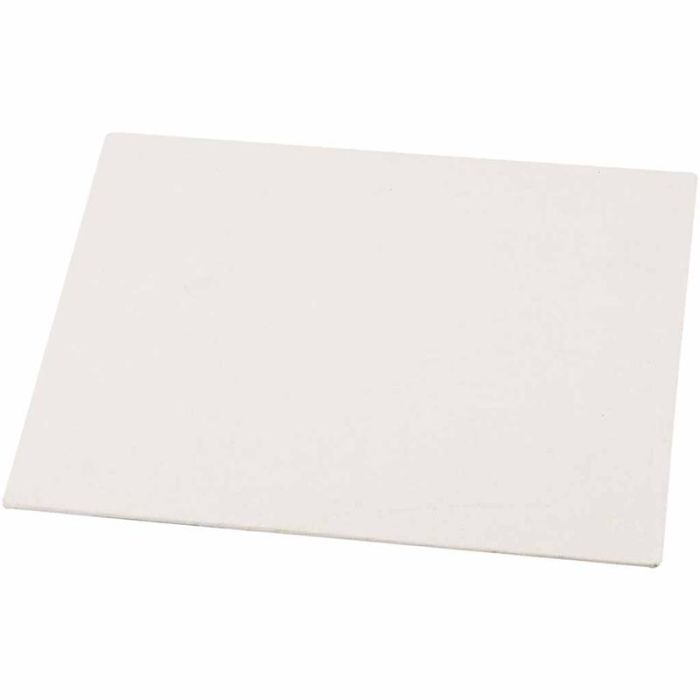 Lienzo en tablilla, A2, medidas 42x60 cm, grosor 3 mm, 280 gr, blanco, 10 ud/ 1 paquete