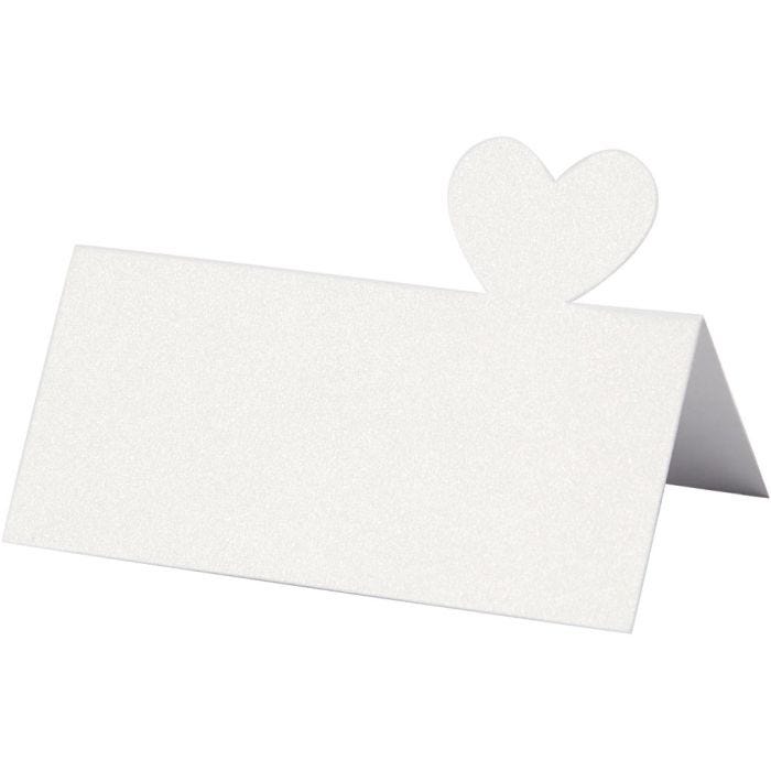 Tarjeta para nombre, medidas 8x8,5 cm, 120 gr, blanco, 20 ud/ 1 paquete