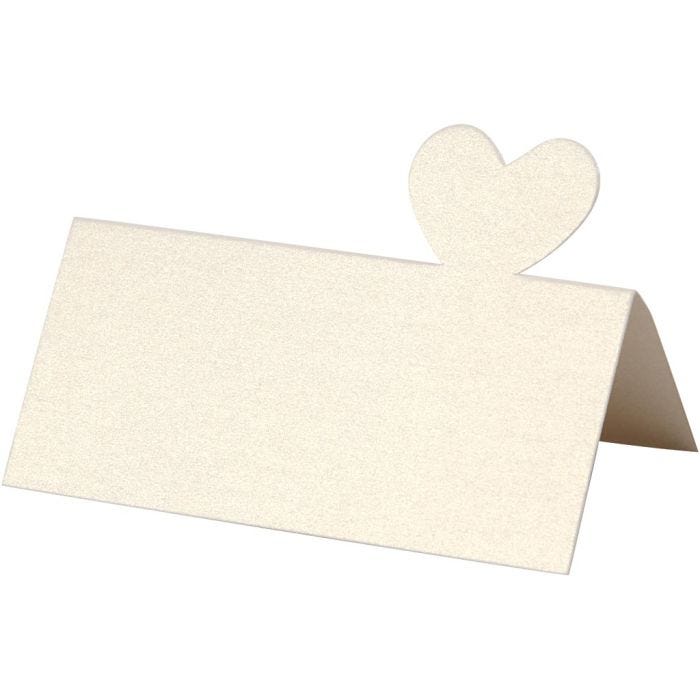 Tarjeta para nombre, medidas 8x8,5 cm, 120 gr, blanquecino, 20 ud/ 1 paquete